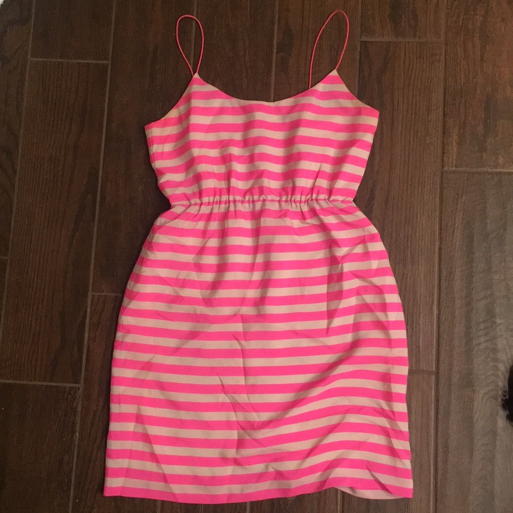 Super Fun Neon pink J.Crew dress